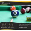 FZYE 3-in-1 Multi Arcade Competition Game Table Set, with Pool Billiards, Table Tennis, Air Hockey, - Image 7