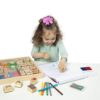 Melissa & Doug Deluxe Wooden Stamp Set: Animals - 30 Stamps, 6 Markers, 2 Pads - Image 4