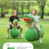 QPAU Inflatable Bouncy Dinosaur 2 PCS with Hand Pump, Heavy Duty Giant Bouncy Pal, 220lbs load - Image 3