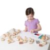 Melissa & Doug Deluxe Wooden Stamp Set: Animals - 30 Stamps, 6 Markers, 2 Pads - Image 9