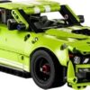 LEGO Technic Ford Mustang Shelby GT500 Building Set 42138 - Pull Back Drag Race Toy Car Model Kit, - Image 5