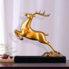 zlw-shop Deer Sculpture Items Showpiece for Home Decor Decoration Brass Deer Statue Gift Feng Shui - Image 5