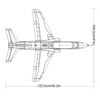 6CH 48" Fixed Wing RC Plane 2.4G RC Plane With LED Lights Aviation Model Hobby Grade Simulation - Image 7