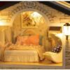 UDYGQM Model Toy -Miniature Dollhouse Kit Garden House with Furniture Sets Best Birthday Gifts for - Image 7