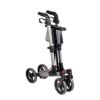 QIVGXBO Leunlee Rollators Lightweight Folding 4 Wheels Outdoor, Transit ChairHeight Adjustable Seat - Image 3