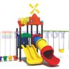 Rainbow Toys Outdoor Play Sets & Playground Equipment Games All In One Slide for kids and Swings for - Image 4