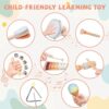 YHHYTOY Toddler Musical Instruments 8 Pcs - Montessori Toys Wooden Percussion Baby Instruments Set - Image 4