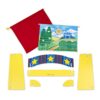 Melissa & Doug Tabletop Puppet Theater - Puppet Theaters - Child - Velvet Curtain, Double-Sided - Image 6