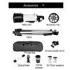 Gerrit Astronomical Telescope, Stargazing HD Entry-Level Space Telescope for Children and - Image 4