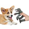 COGO MAN Dinosaur Toys Dinosaur Figure, Rubber Dinosaur Finger Puppets Set with Heads, Paws, and - Image 7