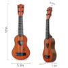 hhobby stars Kids Guitar Musical Toy Ukulele Classical Instrument(Brown),with Extra Harmonica 16 - Image 3