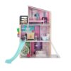 Teamson Kids Dreamland Boho Beach House for 12" Fashion Dolls with 19-pc Furniture Set - Image 2