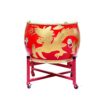KAFELE Cowhide Drum, Chinese Drum, War Drum, Dragon Drum, Red Drum, Wedding/Festival/Festival - Image 2