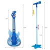 TAKIHON Guitar and Microphone Set for Kids,Guitar Toys with Music&Colorful Light,Adjustable Height - Image 7