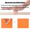 Climbing blocks Kids Indoor Rainbow Bridge Soft Foam Building Blocks Crawling Activity Toy, Physical - Image 6