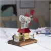 GZDtgsp Hot Air Engine Motor Model - Steam Heat Education Model - Classic Working Steam Engine - Image 4