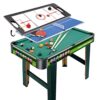 FZYE 3-in-1 Multi Arcade Competition Game Table Set, with Pool Billiards, Table Tennis, Air Hockey, - Image 2