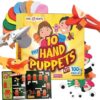 Hand Puppet Kit - Make Your Own Animal Puppets - 10 Felt Puppets - Simple Step By Step Instructions - Image 2