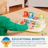 Battat - Cause-and-Effect Pop Up Toy - Developmental Toy with Animals and Colors - Pop-Up Pals - For - Image 6