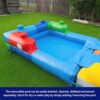 HeroKiddo Block Party Inflatable Water Slide Bounce House Combo with Splash Pool (with Air Blower), - Image 5