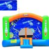 WRJY Kid Inflatable Castles Outdoor Trampoline Indoor Small Children s Air Cushion Toy Pool Children - Image 3