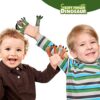 COGO MAN Dinosaur Toys Dinosaur Figure, Rubber Dinosaur Finger Puppets Set with Heads, Paws, and - Image 5