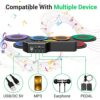 ROCKSOCKI Electric Drum Set, 7-Pad Kids Electronic Drum Set with Headphone Included, Roll-up Drum - Image 8