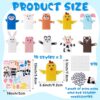 COcnny Animal Finger Puppets Crafts - 20pcs DIY Farm Felt Hand Puppet Making Kit for Kids, Make Your - Image 3