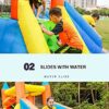 Children's Inflatable Castles for Small Household Inflatable Trampoline for Kids Playground for - Image 4