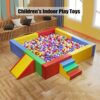 Climbing blocks Kids Climbing Soft Foam Blocks Slides And Ramps Activity Playset, For Kindergarten - Image 3