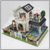 UDYGQM Mini Villa Model Scene, DIY Dollhouse Kit with Furniture Accessories Creative Gift for Lovers - Image 4