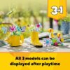 LEGO Creator 3 in 1 Flowers in Watering Can Building Toy, Transforms from Watering Can to Rain Boot - Image 6