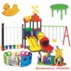 Rainbow Toys Outdoor Play Sets & Playground Equipment Games All In One Slide for kids and Swings for - Image 3