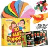 Hand Puppet Kit - Make Your Own Animal Puppets - 10 Felt Puppets - Simple Step By Step Instructions - Image 9