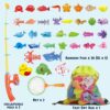CozyBomB Magnetic Fishing Toys Game Set for Kids, Ocean Sea Animals - Image 3