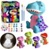 Paint Your Own Dinosaur Lamp Art Kit, Arts & Crafts Kit, DIY Night Light, Birthday Gifts for Kids - Image 2