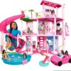 Barbie Dreamhouse, 75+ Pieces, Pool Party Doll House with 3 Story Slide - Image 4