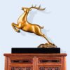 zlw-shop Deer Sculpture Items Showpiece for Home Decor Decoration Brass Deer Statue Gift Feng Shui - Image 7