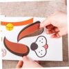 24 Pcs Craft Toys Educational Toddler Toys Kids Playsets Toddler Paper Art Toy Paper Animal Puppet - Image 7