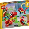 LEGO Creator 3 in 1 Red Dragon Toy, Transforms from Dragon Toy to Fish Toy to Phoenix Toy, Gift Idea - Image 7