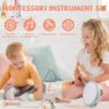 YHHYTOY Toddler Musical Instruments 8 Pcs - Montessori Toys Wooden Percussion Baby Instruments Set - Image 3