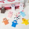 COcnny Animal Finger Puppets Crafts - 20pcs DIY Farm Felt Hand Puppet Making Kit for Kids, Make Your - Image 6