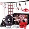 Ninja Obstacle Course for Kids Backyard - 10 Durable Obstacles and 15m Slackline - Outdoor Playset - Image 2