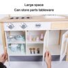JW-YZWJ Children's Classic Kitchen Toys, Wooden Simulation Tableware And Kitchenware, Cognitive - Image 5