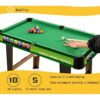 FZYE 3-in-1 Multi Arcade Competition Game Table Set, with Pool Billiards, Table Tennis, Air Hockey, - Image 6