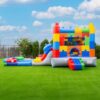HeroKiddo Block Party Inflatable Water Slide Bounce House Combo with Splash Pool (with Air Blower), - Image 3