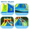 Children's Inflatable Castles for Small Household Inflatable Trampoline for Kids Playground for - Image 6