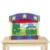 Melissa & Doug Tabletop Puppet Theater - Puppet Theaters - Child - Velvet Curtain, Double-Sided - Image 8