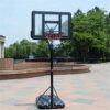 ZAIHW Portable Boards Portable Height-Adjustable Basketball Hoop Stand Goal System Steel Pole with - Image 3