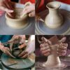 KUANDARMX Electric Pottery Wheel Machine, DIY Work Tool 350W 25CM Electric Pottery Wheel Forming - Image 8